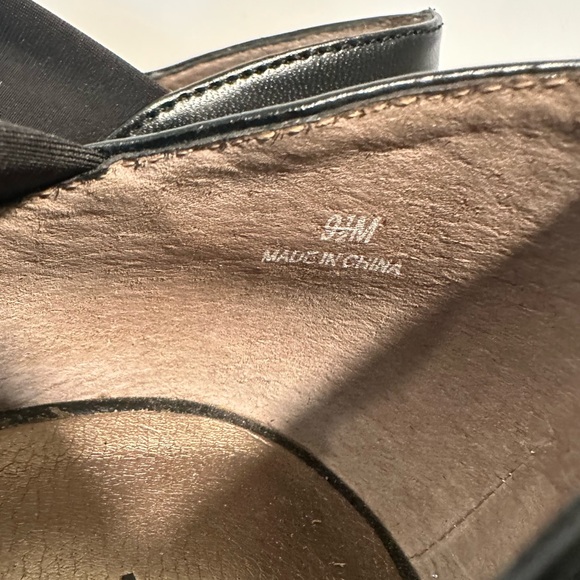 Moda Spana Women’s Black Open Toe Zipper Heels Size 9.5 - Picture 8 of 13